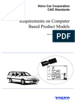 Requirements On Computer Based Product Models: Volvo Car Corporation CAD Standards