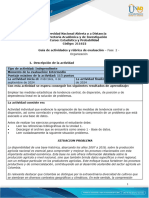 Guia de Actividades y Rúbrica de Evaluación - Fase 2 - Organización