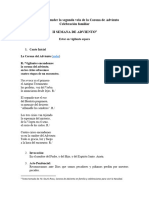 Rito para Encender La Segunda Vela de La Corona de Adviento