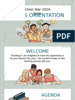 Colorful Pastel Illustrative Class Orientation Meeting Agenda Education Presentation