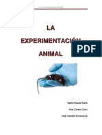 La Experimentacion Animal