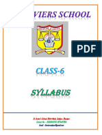 CLASS 6 Syllabus