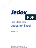 First Steps With Jedox For Excel