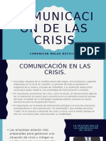 Comunicación de Las Crisis - Presentación PP