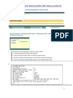 CCNA 3 Final Exam Updated 02may2009