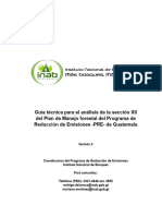 Guía Técnica de Análisis de Perdida de La Cobertura Forestal Del PRE V. 2