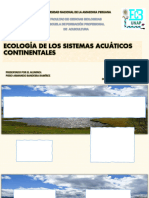 Ecología de Los Sistemas Acuáticos Continentales - Piero Bandeira