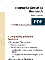 A Construção Social Da Realidade