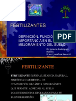 Definicion e Importancia de Los Fertilizantes