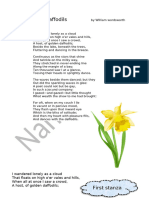 Daffodils by William Wordsworth