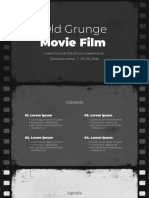 Old Grunge Movie Film Template