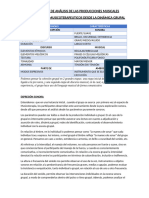 Parámetros de Análisis de Las Producciones Musicales