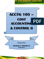 Acctg 105 - Module 1 - Process Costing Fifo Method