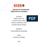 Contabilidad de Transporte Terrestre de Pasajeros