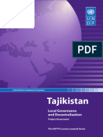 T.Novovic - UNDP Tajikistan