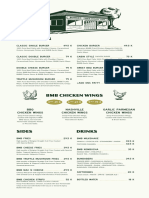 BMBB - Printed Menu - FA