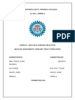 UTI Health Assessment