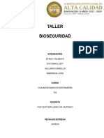 Bioseguridad Taller #2