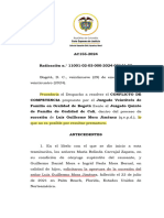 Conflicto Prematuro - Sucesión