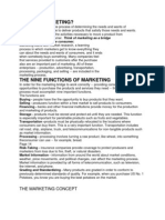 What Is Marketing?: From The Producer To The Consumer