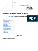 Bonai BN 16 LCD Battery Charger User Manual