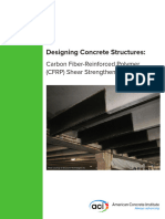 ACI E702.7-22 Designing Concrete Structures Carbon Fiber-Reinforced Polymer (CFRP) Shear Strengthening