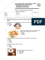 Soal Uts Bahasa Indonesia KLS 2 Semester 1 THN 2024