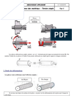 Cours RDM Torsion Simple