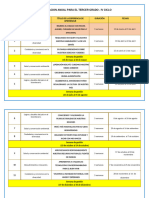 3° Grado Matriz de Planificación