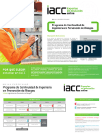 Programa de Continuidad Ingeniería-En Prevención de Riesgos