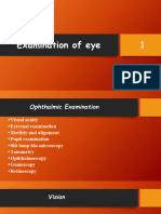 Examination of Eye 1Dr Neha Tayagi