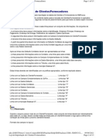 Layout de Importação de CliFor Fluxus e Nucleus