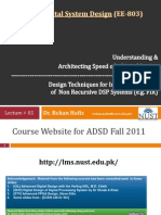 ADSD Fall2011 05 Architect Ing Speed 2011nov03