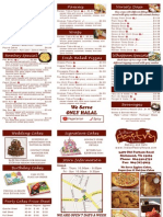 Menu - Card-Indian Pastry House