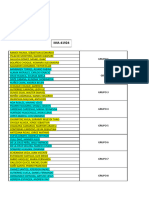 Lista de Estudiantes y Grupos