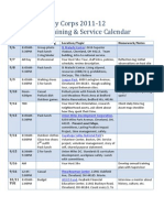 Member Training Plan 2011-12