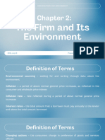 Lesson 2 The Firm and Its Environment