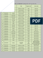 Time Table TEE JUNE-24