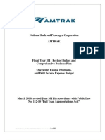 Amtrak AmtrakFY11RevisedBudgetand ComprehensiveBusinessPlan3-FINAL