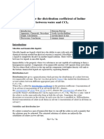 Physical Chemistry Lab Report 2