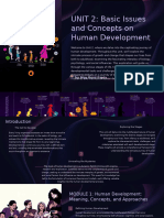 Lesson 2 Basic Issues and Concepts On Human Development