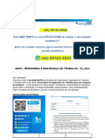 Mapa - Ergonomia e Segurança Do Trabalho - 53 - 2024