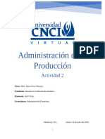 Actividad 2 - M7 Administración de La Producción FLN A