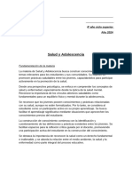 Programa de La Materia Salud y Adolescencia