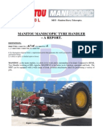 Manituo Maniscopic Tyre Handler