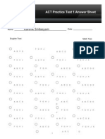 ACT Practice Test