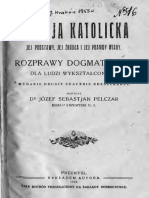 Bp. Jozef Sebastian Pelczar - Religja Katolicka. Jej Podstawy Jej Źródła I Jej Prawdy Wiary