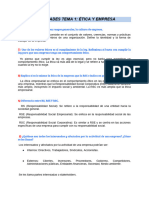 Actividades Tema 1: Ética y Empresa