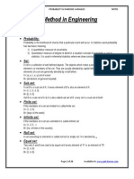 Probability & Random Variables (Notes)