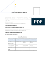 Formulario Oferta de Trabajo 19 08 2024